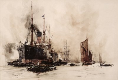 Coal Bunkering by Charles Edward Dixon